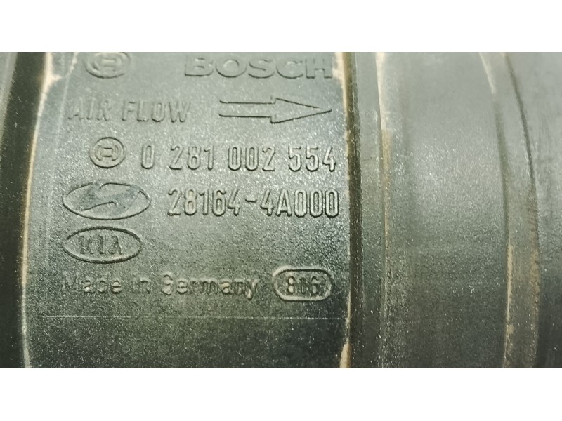 Recambio de caudalimetro para kia sorento i (jc) 2.5 crdi referencia OEM IAM   