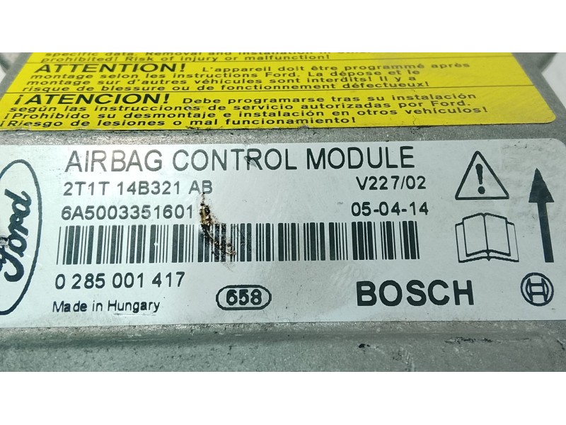 Recambio de centralita airbag para ford tourneo connect 1.8 tdci referencia OEM IAM   
