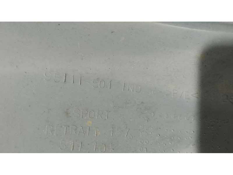 Recambio de paragolpes trasero para peugeot 206 berlina xs-line referencia OEM IAM   