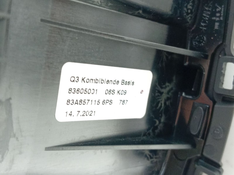 Recambio de cuadro instrumentos para audi q3 sportback (f3n) 35 tdi referencia OEM IAM   