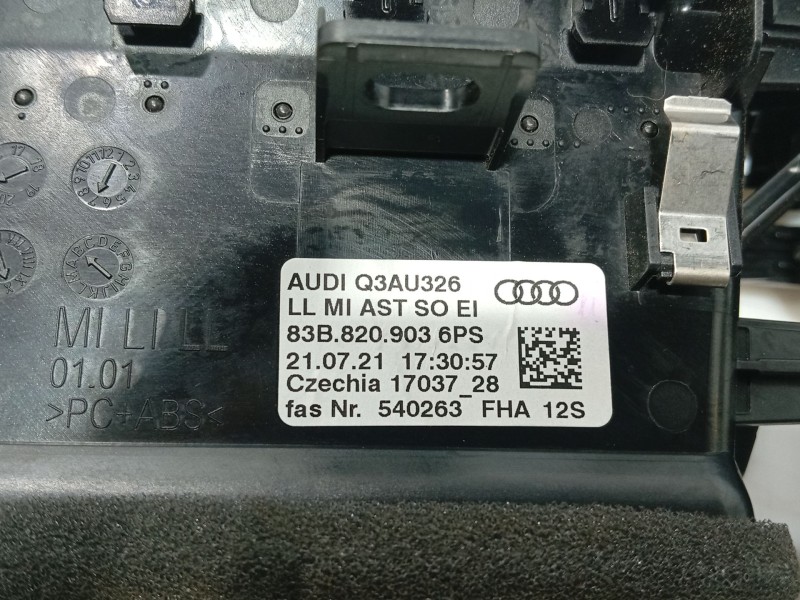 Recambio de aireador central para audi q3 sportback (f3n) 35 tdi referencia OEM IAM   