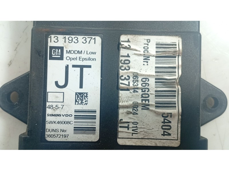 Recambio de modulo electronico para opel vectra c gts (z02) 1.9 cdti (f68) referencia OEM IAM   