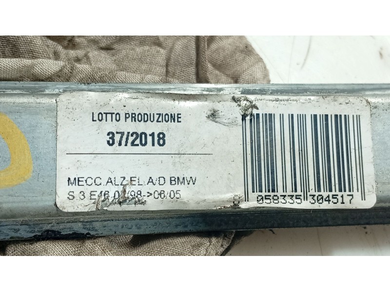 Recambio de elevalunas delantero derecho para bmw 3 (e46) 330 d referencia OEM IAM   