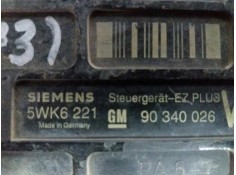 Recambio de centralita motor uce para opel kadett e 1.6   |   0.84 - ... | 1984 | 82 cv / 60 kw referencia OEM IAM 5WK6221 90340 2