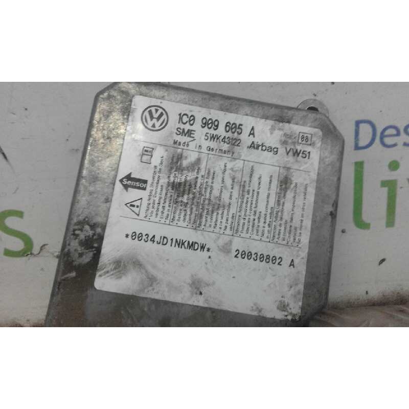 Recambio de centralita airbag para seat leon (1m1) stella   |   11.99 - 12.05 | 1999 - 2005 | 105 cv / 77 kw referencia OEM IAM  Recambio de centralita airbag para seat leon (1m1) stella   |   11.99 - 12.05 | 1999 - 2005 | 105 cv / 77 kw referencia OEM IAM