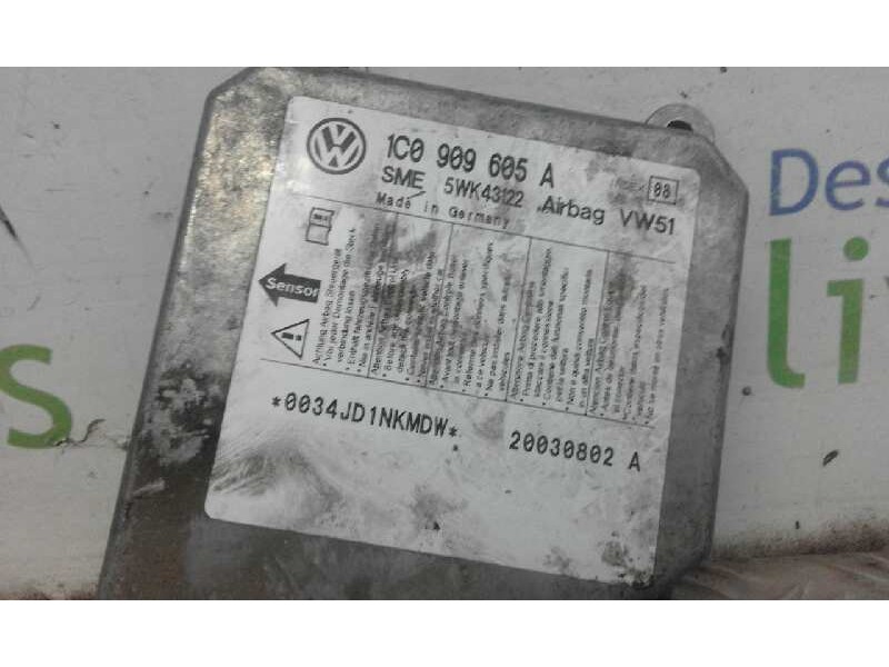 Recambio de centralita airbag para seat leon (1m1) stella   |   11.99 - 12.05 | 1999 - 2005 | 105 cv / 77 kw referencia OEM IAM  Recambio de centralita airbag para seat leon (1m1) stella   |   11.99 - 12.05 | 1999 - 2005 | 105 cv / 77 kw referencia OEM IAM