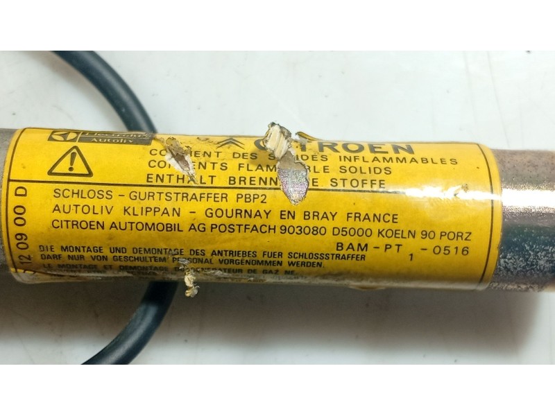 Recambio de anclaje cinturon delantero derecho para citroën zx (n2) 1.9 d referencia OEM IAM   