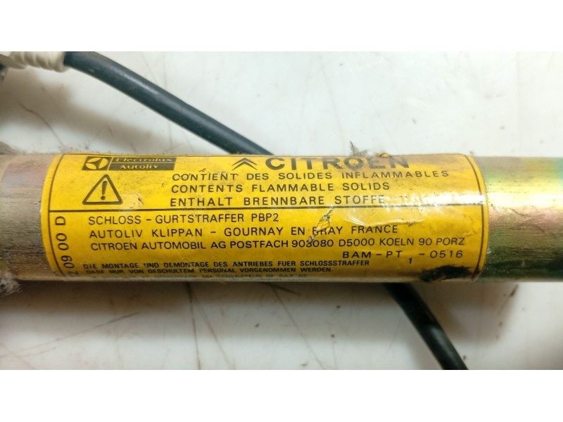 Recambio de anclaje cinturon delantero izquierdo para citroën zx (n2) 1.9 d referencia OEM IAM   
