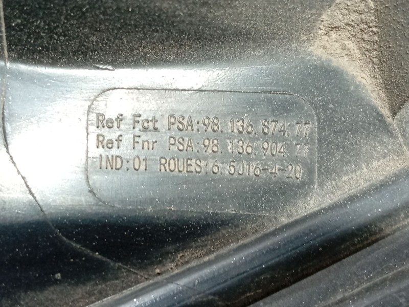 Recambio de tapacubos para citroën c3 iii (sx) 1.2 puretech 82 referencia OEM IAM   