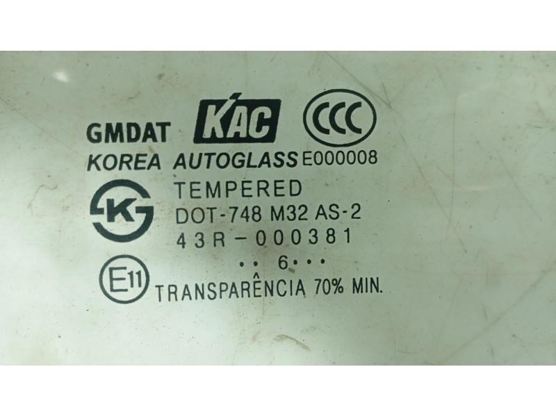 Recambio de luna trasera izquierda para chevrolet lacetti (j200) 1.6 referencia OEM IAM   
