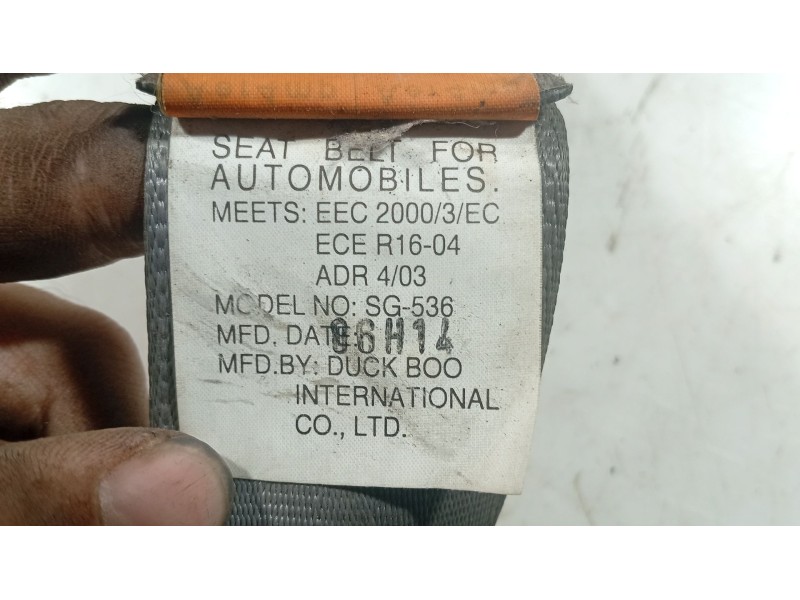Recambio de cinturon seguridad delantero derecho para chevrolet lacetti (j200) 1.6 referencia OEM IAM   