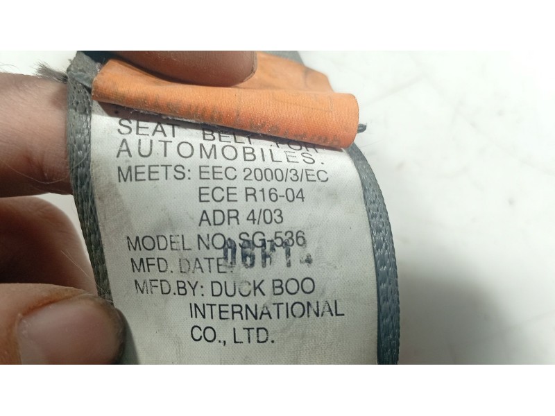 Recambio de cinturon seguridad delantero izquierdo para chevrolet lacetti (j200) 1.6 referencia OEM IAM   