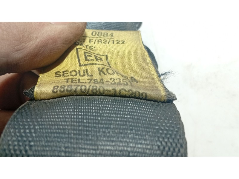 Recambio de cinturon seguridad delantero derecho para hyundai getz (tb) 1.1 referencia OEM IAM 888201C200LT  