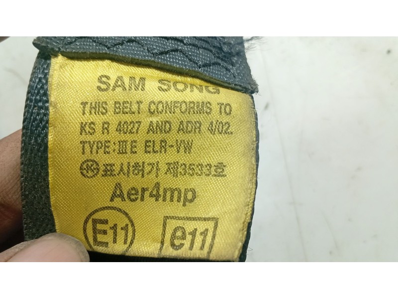 Recambio de cinturon seguridad delantero derecho para hyundai getz (tb) 1.1 referencia OEM IAM 888201C200LT  