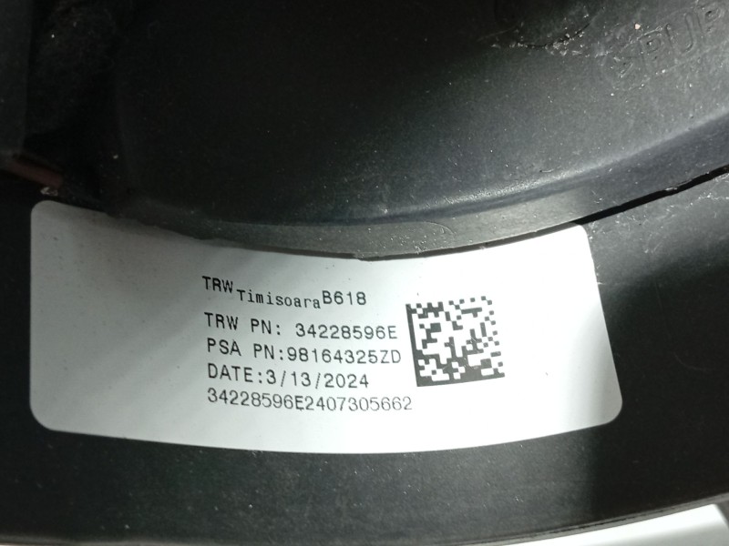 Recambio de volante para citroën c3 iii (sx) 1.2 puretech 82 referencia OEM IAM   
