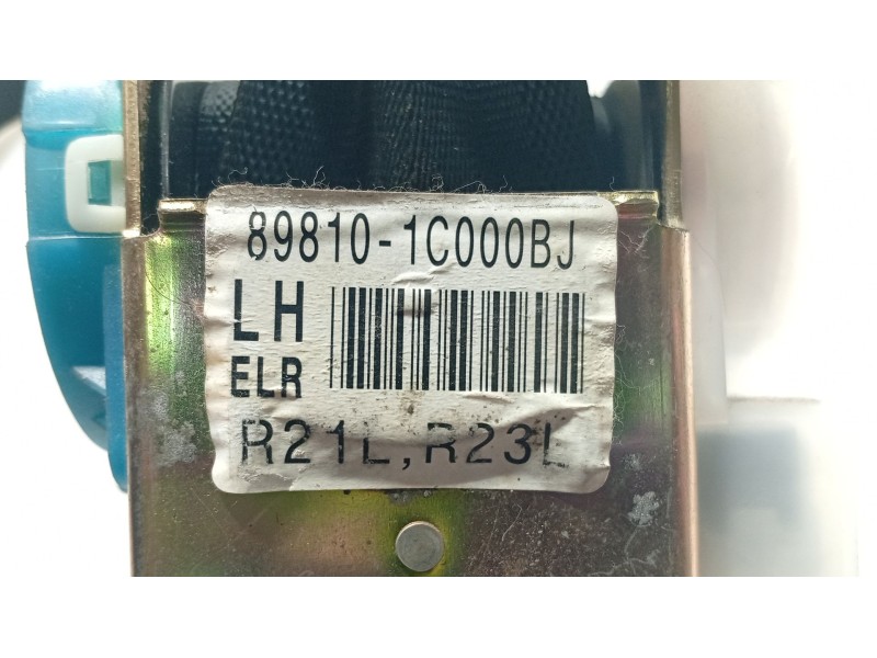 Recambio de cinturon seguridad trasero izquierdo para hyundai getz (tb) 1.1 referencia OEM IAM 898101C000LT  