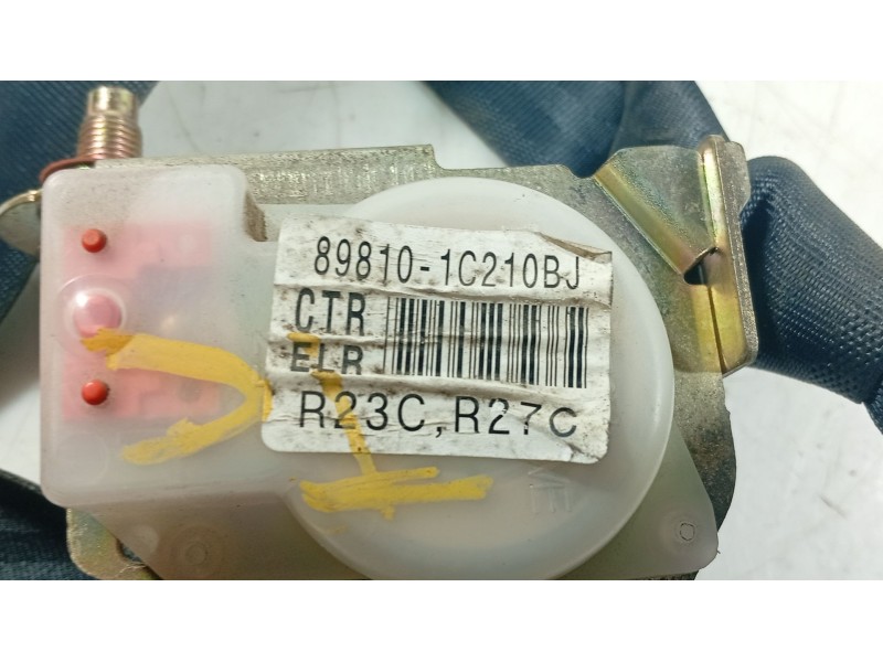Recambio de cinturon seguridad trasero central para hyundai getz (tb) 1.1 referencia OEM IAM 898101C210LT  