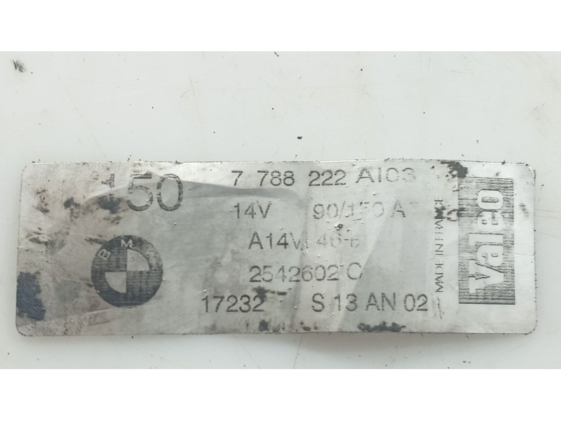 Recambio de alternador para bmw 3 (e46) 330 d referencia OEM IAM   