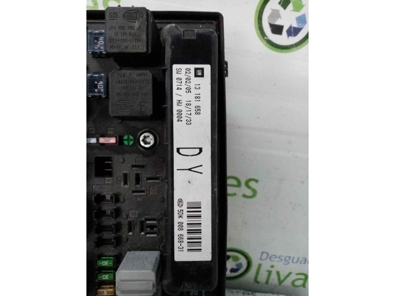 Recambio de caja reles / fusibles para opel astra h berlina enjoy   |   01.04 - 12.07 | 2004 - 2007 | 101 cv / 74 kw referencia 