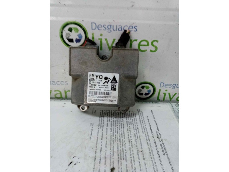Recambio de centralita airbag para opel astra h berlina enjoy   |   01.04 - 12.07 | 2004 - 2007 | 101 cv / 74 kw referencia OEM 