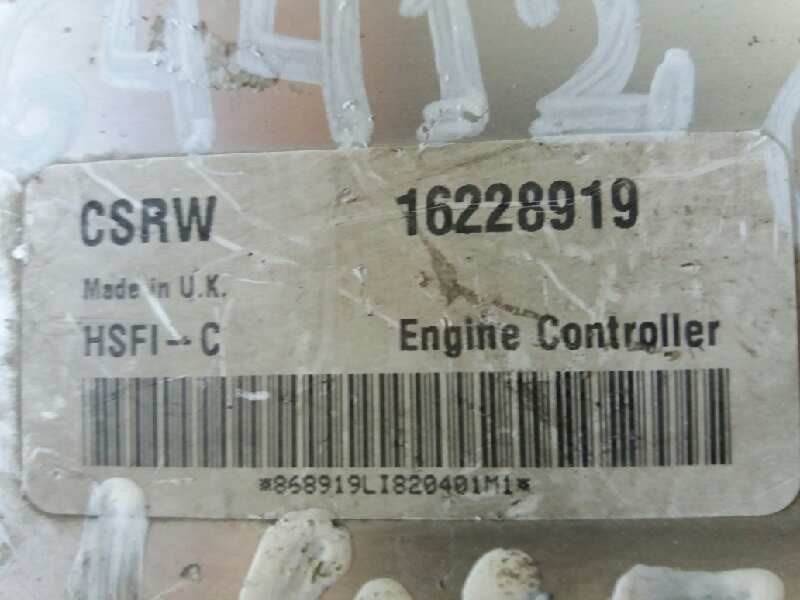 Recambio de centralita motor uce para opel astra f berlina básico   |   08.95 - ... | 1995 | 101 cv / 74 kw referencia OEM IAM 1