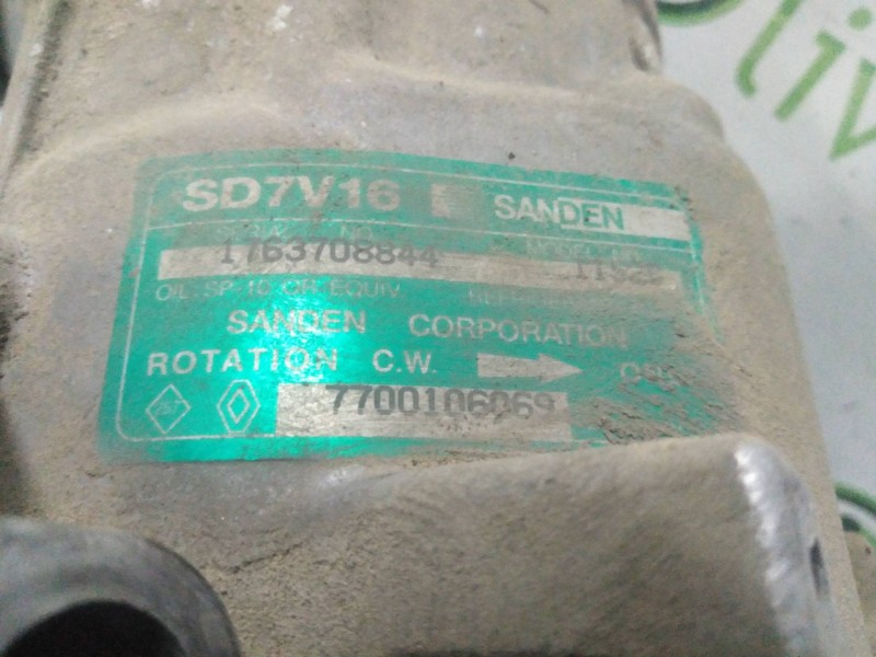 Recambio de compresor aire acondicionado para renault twingo (co6)    |   0.93 - 0.07 | 1993 - 2007 referencia OEM IAM  17637088