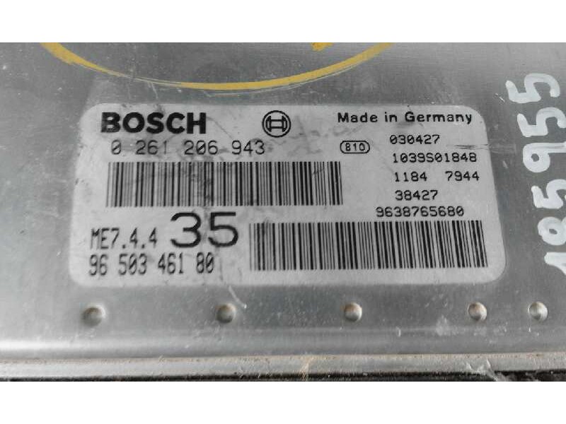 Recambio de centralita motor uce para peugeot 307 break / sw (s1)    |   ... | 0 - 2005 referencia OEM IAM 0261206943 9650346180