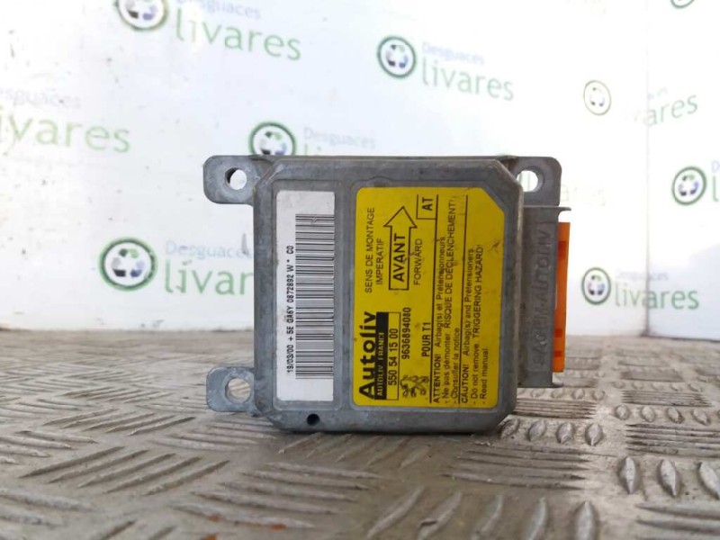 Recambio de centralita airbag para peugeot 206 berlina play station 2   |   11.01 - 12.03 | 2001 - 2003 | 90 cv / 66 kw referenc