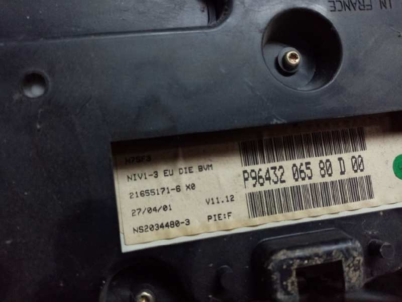 Recambio de cuadro instrumentos para  referencia OEM IAM  P9643206580D00 