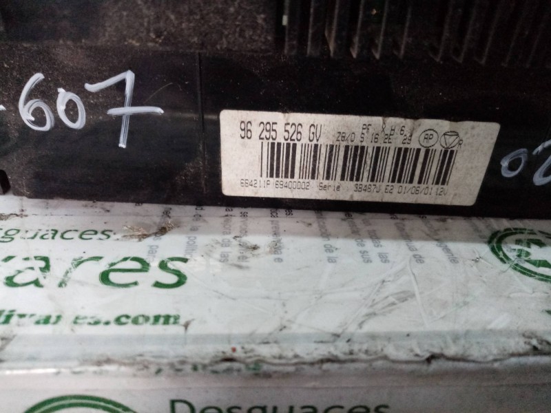 Recambio de mando climatizador para peugeot 607 (s1) básico   |   12.00 - 12.04 | 2000 - 2004 | 158 cv / 116 kw referencia OEM I