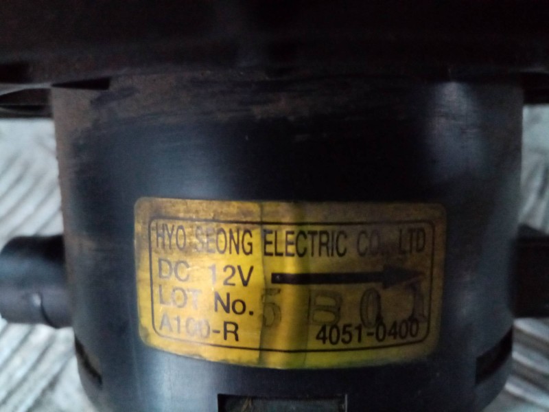 Recambio de ventilador calefaccion para ssangyong rodius 2.7 turbodiesel cat   |   0.05 - ... | 2005 | 163 cv / 120 kw referenci