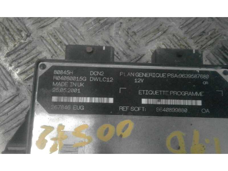 Recambio de no identificado para peugeot 206 berlina 1.9 diesel   |   0.98 - ... | 1998 | 69 cv / 51 kw referencia OEM IAM  9639
