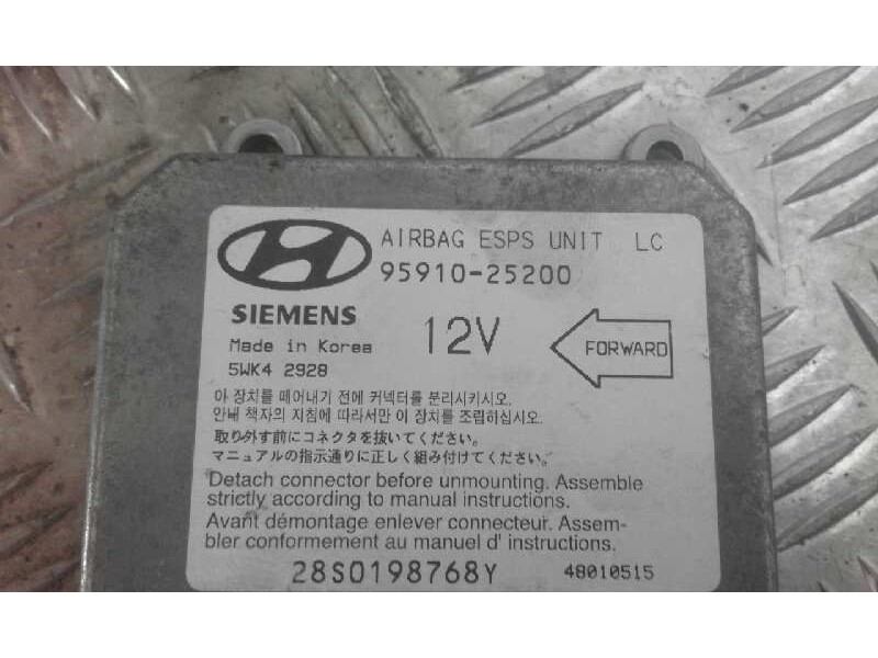 Recambio de centralita airbag para hyundai accent (lc) 1.5 crdi cat   |   0.00 - ... | 2000 | 82 cv / 60 kw referencia OEM IAM 9