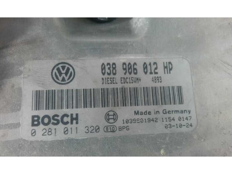 Recambio de centralita motor uce para seat ibiza (6l1) stella   |   04.02 - 12.04 | 2002 - 2004 | 64 cv / 47 kw referencia OEM I