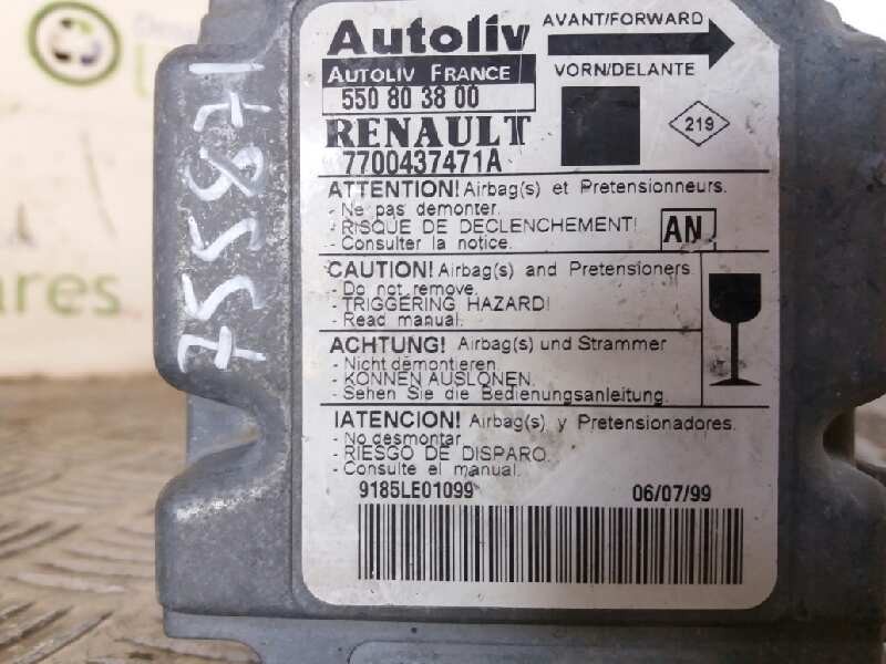 Recambio de centralita airbag para renault megane i scenic (ja0)    |   0.96 - 0.99 | 1996 - 1999 referencia OEM IAM 550803800 7