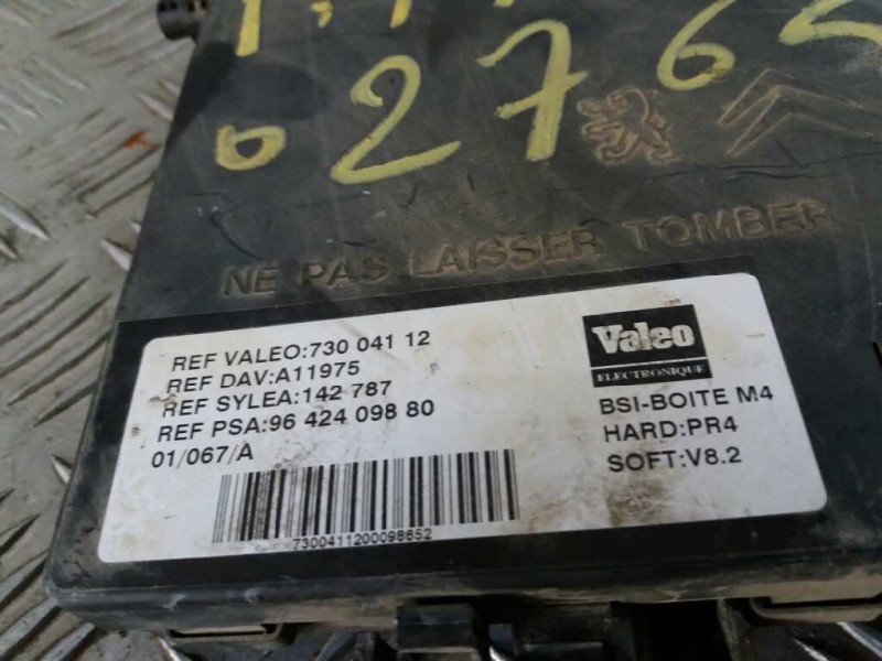 Recambio de caja reles / fusibles para peugeot partner (s1) combispace   |   07.96 - 12.02 | 1996 - 2002 | 69 cv / 51 kw referen Recambio de caja reles / fusibles para peugeot partner (s1) combispace   |   07.96 - 12.02 | 1996 - 2002 | 69 cv / 51 kw referen