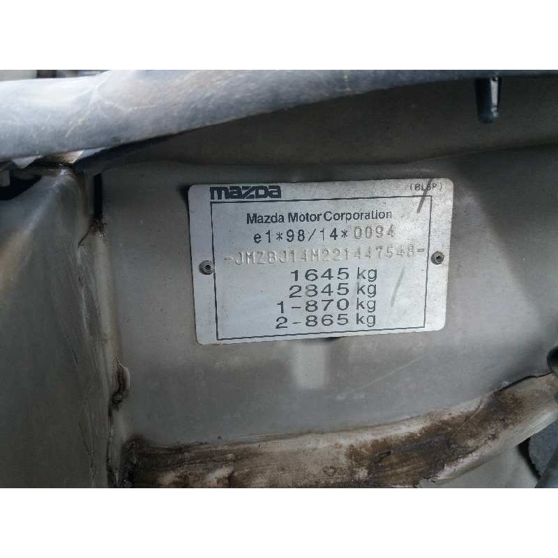 mazda 323 berl. f/s (bj) 1.6 f active   |   12.00 - 12.03 | 2000 - 2003 | 95 cv / 70 kw del año 2000