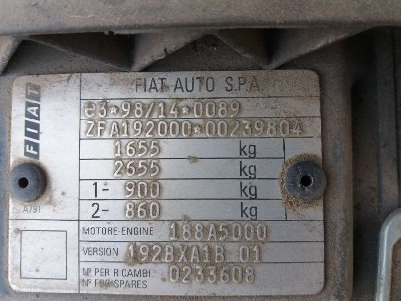 fiat stilo (192) 1.2 16v active   |   01.02 - 12.02 | 2002 - 2002 | 80 cv / 59 kw del año 2002