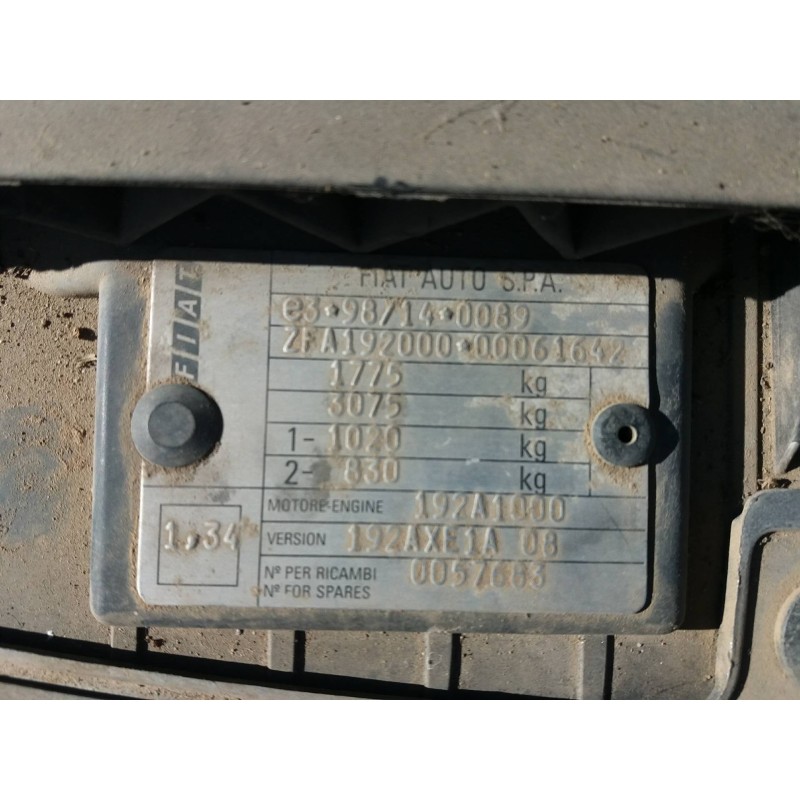 fiat stilo (192) 1.9 jtd cat   |   0.01 - ... | 2001 | 116 cv / 85 kw del año 2001