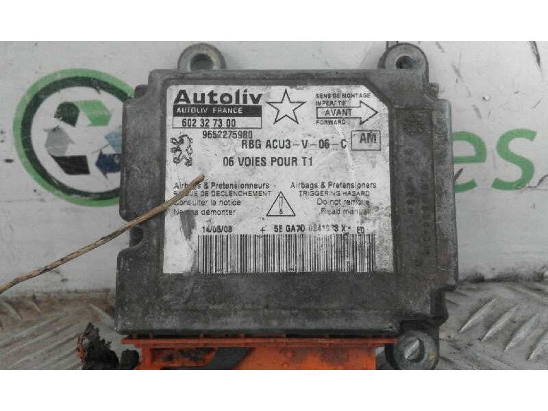 Recambio de centralita airbag para peugeot 206 berlina x-line   |   10.02 - 12.10 | 2002 - 2010 | 68 cv / 50 kw referencia OEM I