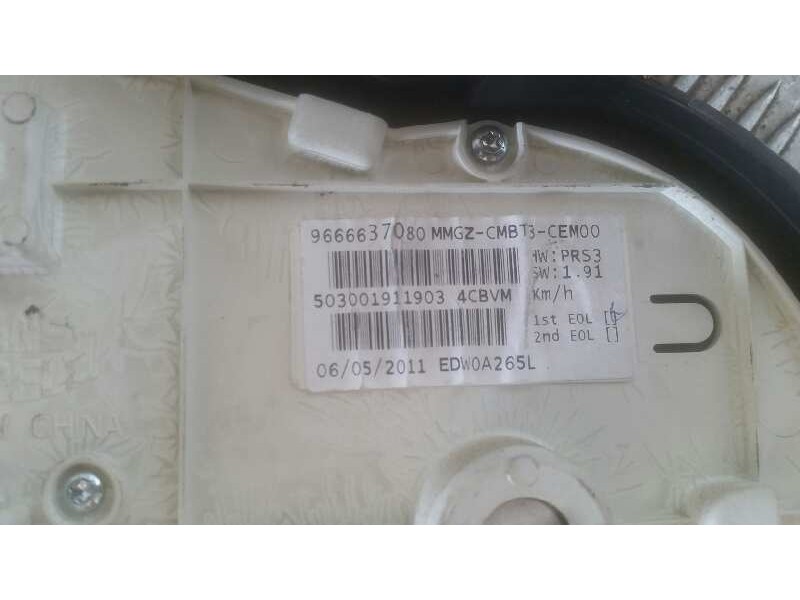 Recambio de cuadro instrumentos para peugeot 207 1.4 hdi   |   0.06 - ... | 2006 | 68 cv / 50 kw referencia OEM IAM 503001911903