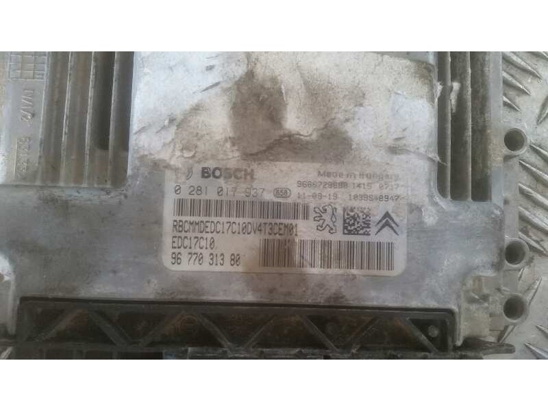 Recambio de centralita motor uce para peugeot 207 1.4 hdi   |   0.06 - ... | 2006 | 68 cv / 50 kw referencia OEM IAM 9666729880 