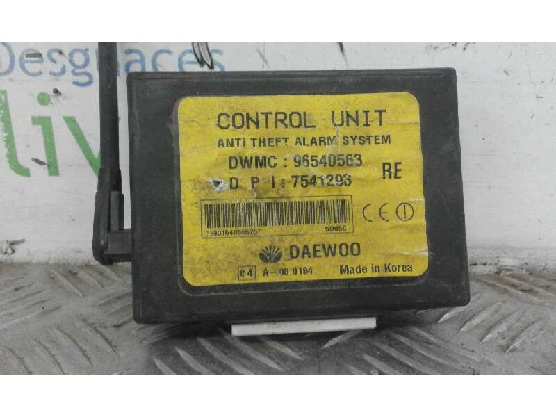 Recambio de centralita inmovilizador para chevrolet kalos 1.4 se   |   0.05 - ... | 2005 | 83 cv / 61 kw referencia OEM IAM 7541