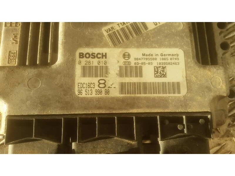 Recambio de centralita motor uce para peugeot 206 berlina x-line   |   10.02 - 12.10 | 2002 - 2010 | 68 cv / 50 kw referencia OE