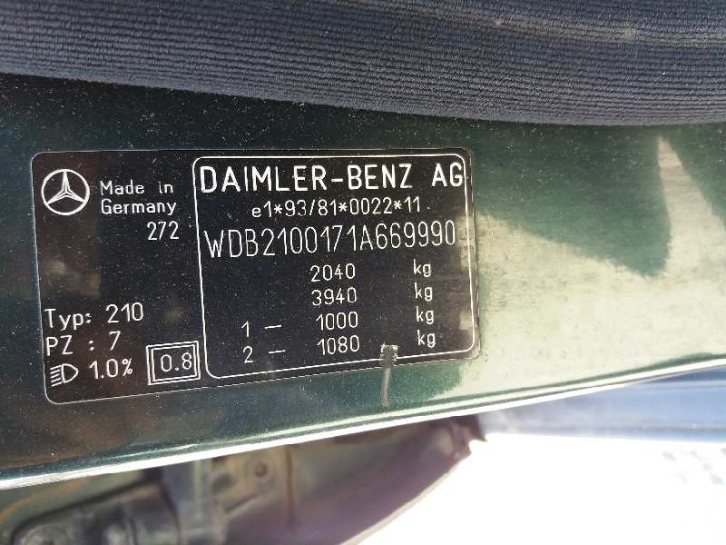 mercedes clase e (w210) berlina diesel 2.9 turbodiesel cat   |   0.95 - 0.02 | 1995 - 2002 | 129 cv / 95 kw del año 1995 mercedes clase e (w210) berlina diesel 2.9 turbodiesel cat   |   0.95 - 0.02 | 1995 - 2002 | 129 cv / 95 kw del año 1995