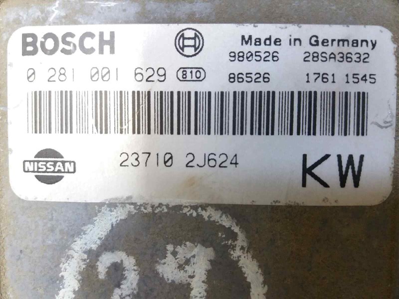 Recambio de centralita motor uce para nissan primera berlina (p11) gx   |   05.96 - 12.99 | 1996 - 1999 | 90 cv / 66 kw referenc