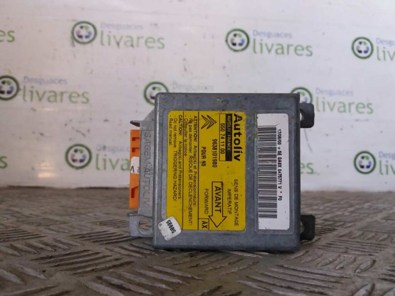 Recambio de centralita airbag para citroen xsara berlina    |   0.97 - 0.05 | 1997 - 2005 referencia OEM IAM 550741100 963810198
