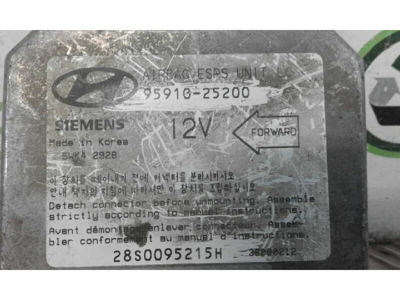 Recambio de centralita airbag para hyundai accent (x3)    |   0.95 - 0.97 | 1995 - 1997 referencia OEM IAM 9591025200 28S0095215