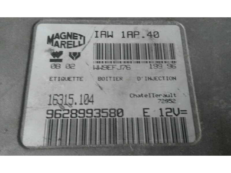 Recambio de centralita motor uce para  referencia OEM IAM 9628993580 16315104 