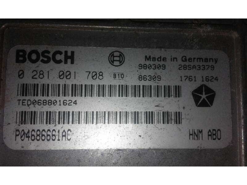 Recambio de centralita motor uce para chrysler voyager (gs)    |   0.96 - 0.01 | 1996 - 2001 referencia OEM IAM   